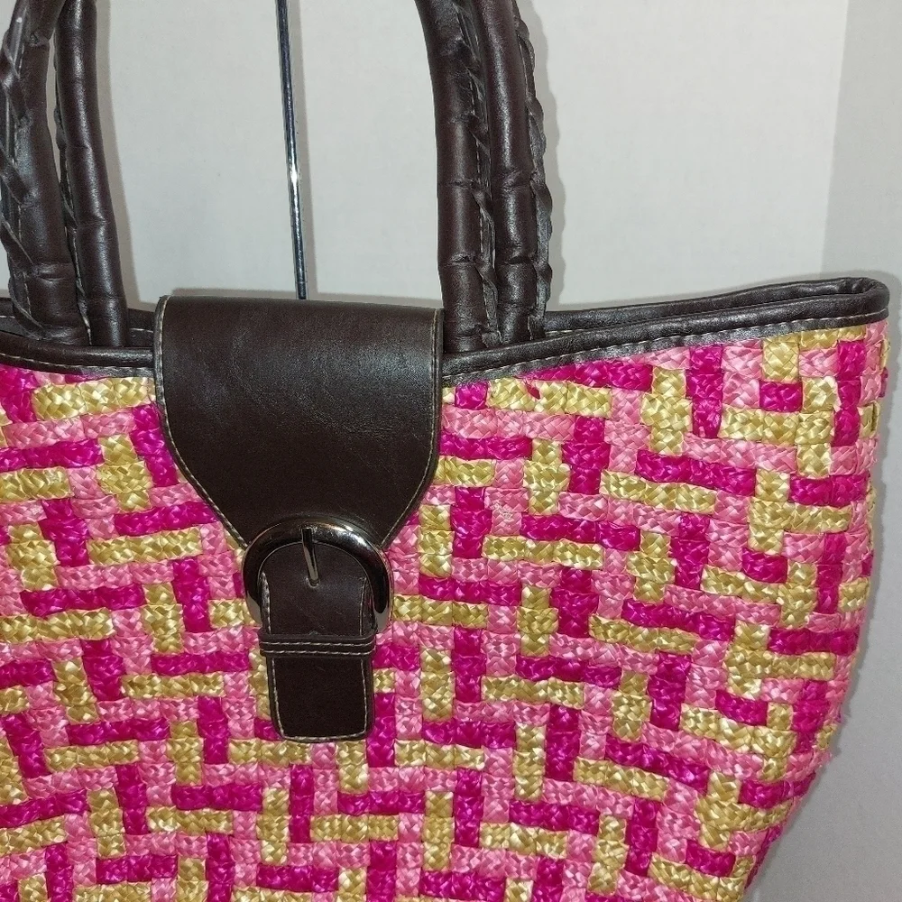 NO Brand Ladies Woven Sachel Bag - Picture 3 of 5